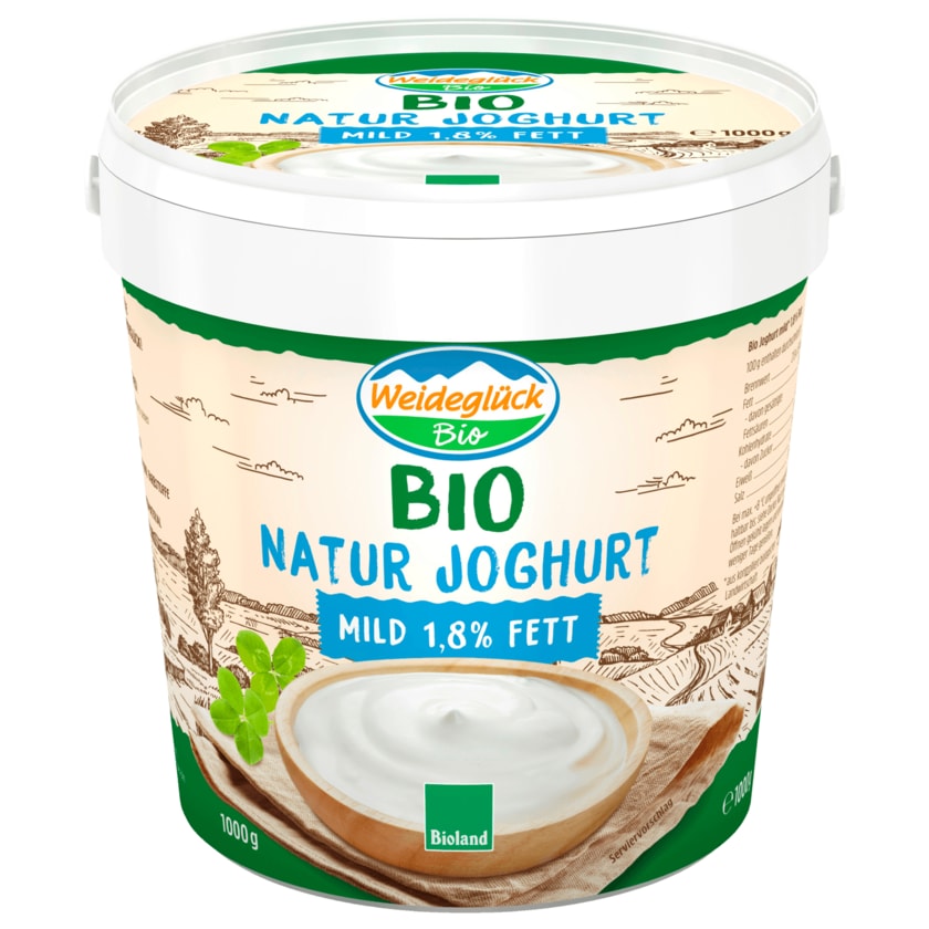 Weideglück Bio Natur Joghurt 1kg